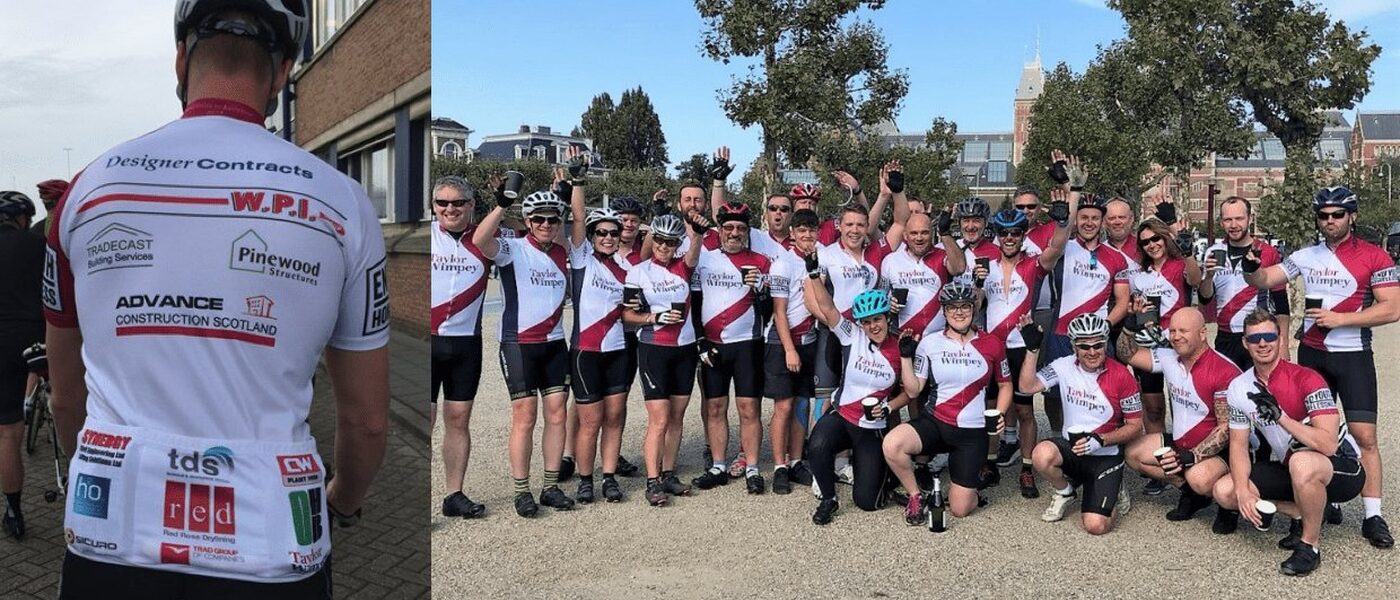 OHOB Sponsor Taylor Wimpey cycle from Huddersfield to Amsterdam